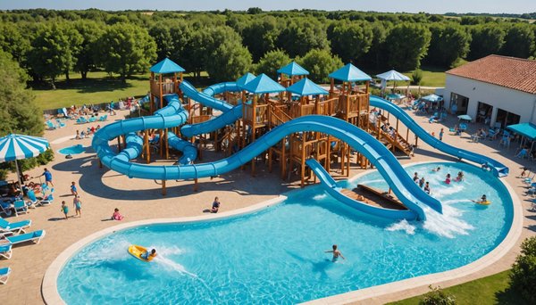 Parcs aquatiques en camping en vendée
